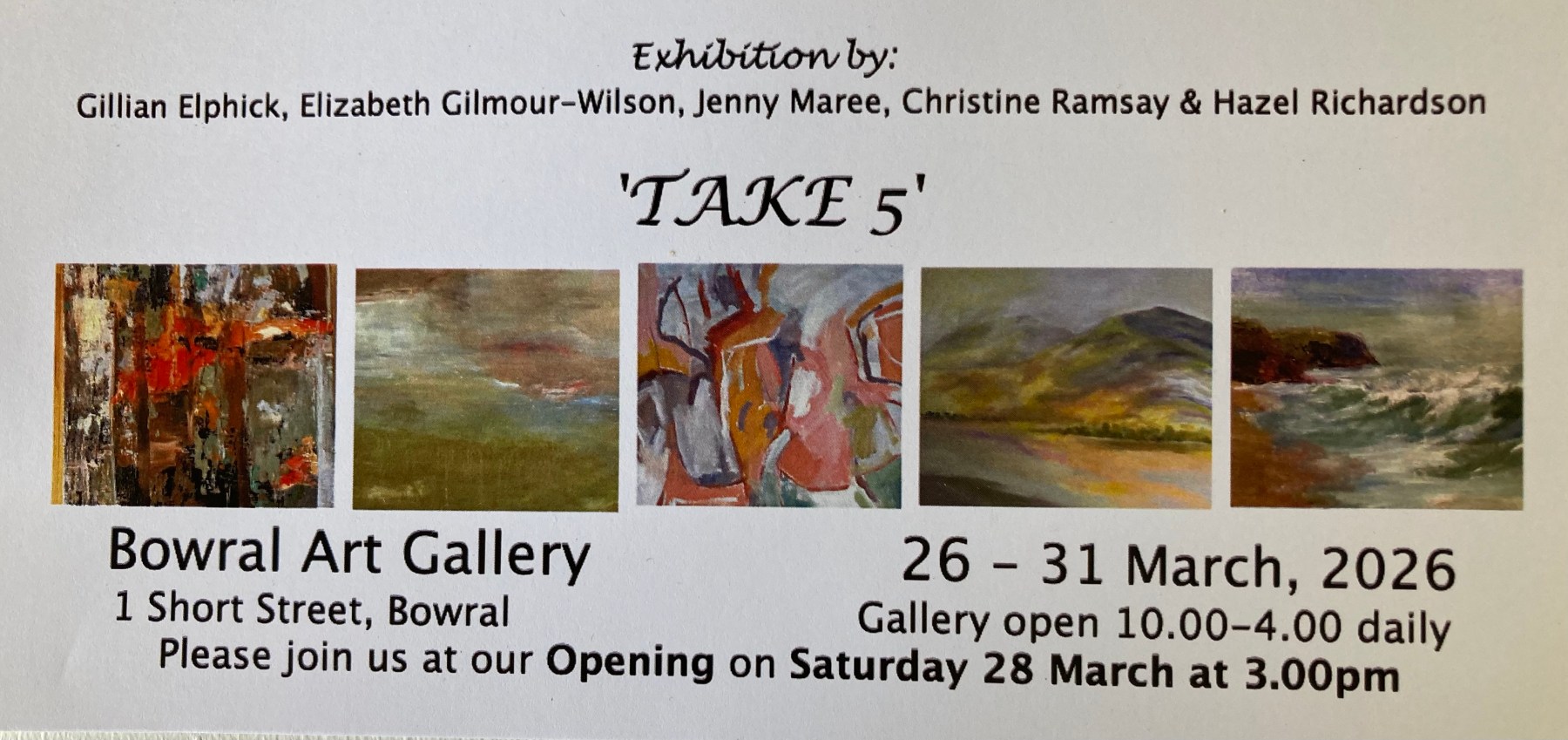 The current image has no alternative text. The file name is: Take5flyer.jpeg